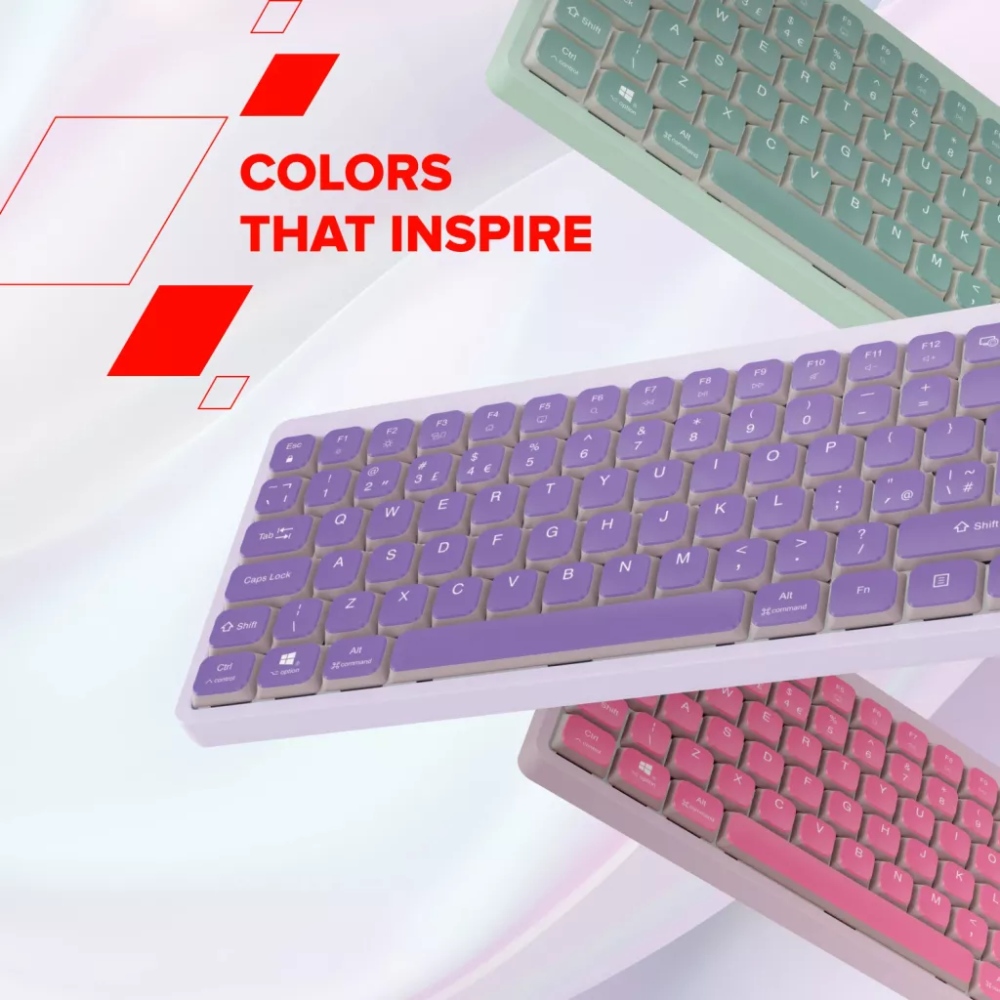 У Фокстрот Клавіатура CANYON OnType 10 TKL Mechanical Silent Backlight Violet (CNS-HKB10V)