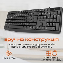 Клавіатура MEETION K200 Black (MT-K200-A-RUA)