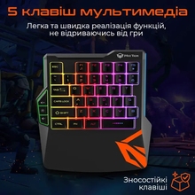 Клавіатура MEETION KB015 Black (MT-KB015-A)