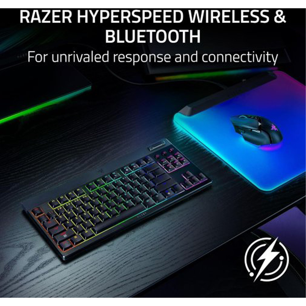 Изображение Клавиатура RAZER BlackWidow V4 TKL Black (RZ03-05450700-R3M1)