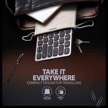 Клавиатура AXAGON KEYBOARD HMC-KB-CRL 9 in 1 Layout Silver/Black