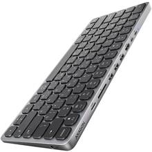 Клавиатура AXAGON KEYBOARD HMC-KB-CRL 9 in 1 Layout Silver/Black