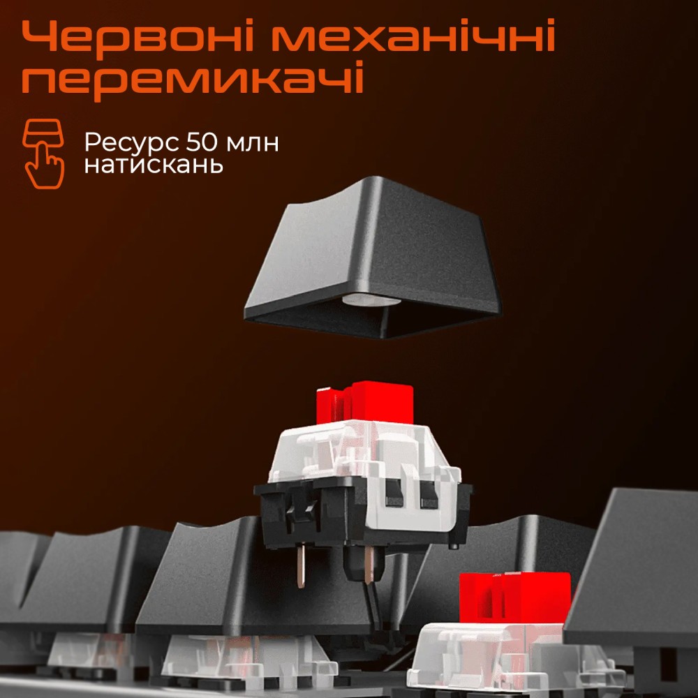 Клавіатура MEETION MT-MK009Pro-W-RUA Комплектація ігрова клавіатура, кабель Type-C, інструкція користувача