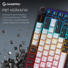 Клавиатура GAMEPRO Asgard Valhalla MK160W Pro Rainy Switch White/Black (MK160W-D-Pro)