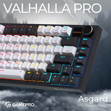 Клавиатура GAMEPRO Asgard Valhalla MK160W Pro Rainy Switch White/Black (MK160W-D-Pro)