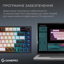 Клавиатура GAMEPRO Asgard Valhalla MK160W Pro Rainy Switch White/Black (MK160W-D-Pro)