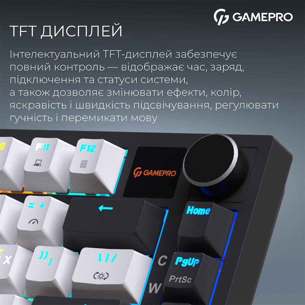 Заказать Клавиатура GAMEPRO Asgard Valhalla MK160W Pro Rainy Switch White/Black (MK160W-D-Pro)