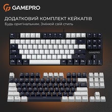 Клавіатура GAMEPRO Genesis Metallic MK110B Outemu Red Swithes Black