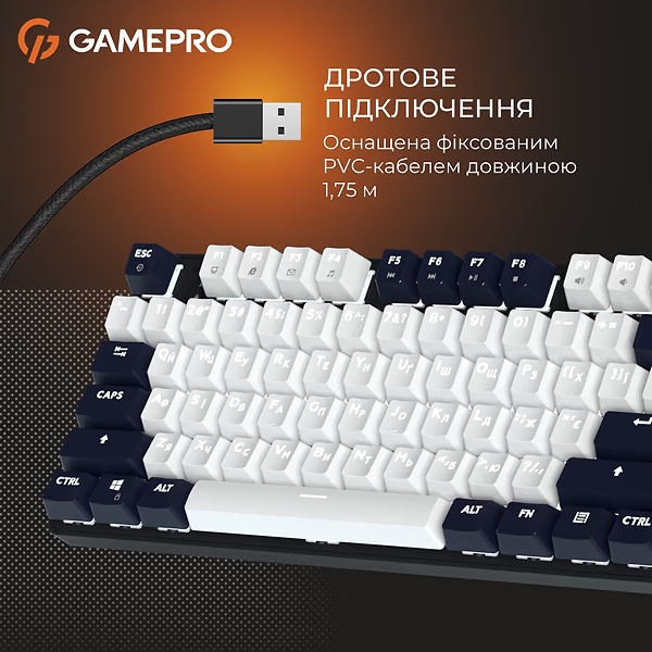 Покупка Клавіатура GAMEPRO Genesis Metallic MK110B Outemu Red Swithes Black