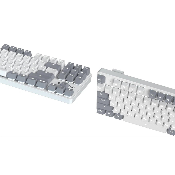 Внешний вид Клавиатура GAMEPRO Genesis Metallic MK110W Outemu Red Swithes White