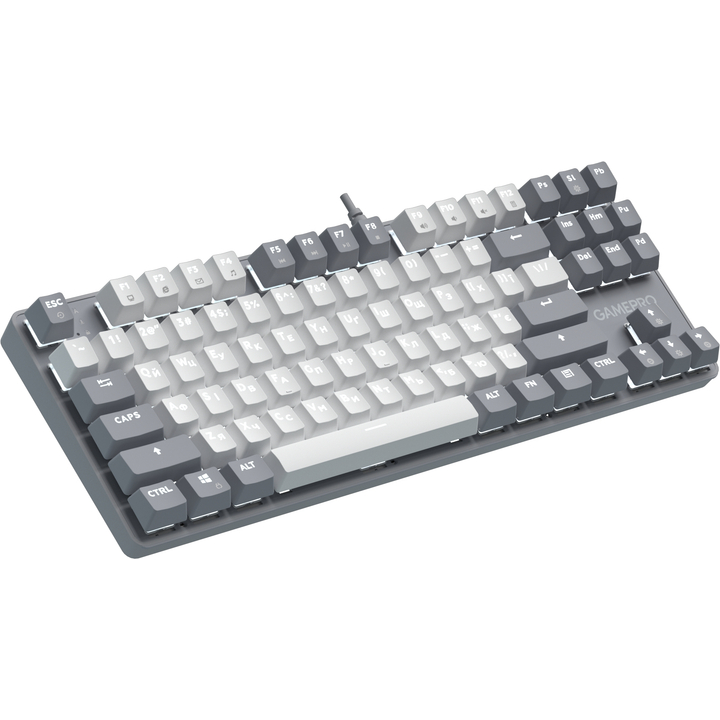 Клдавиатура GAMEPRO Genesis Metallic MK110G Outemu Red Swithes Gray Дополнительно Anti-Ghosting; Hot Swap, система звукоизоляции