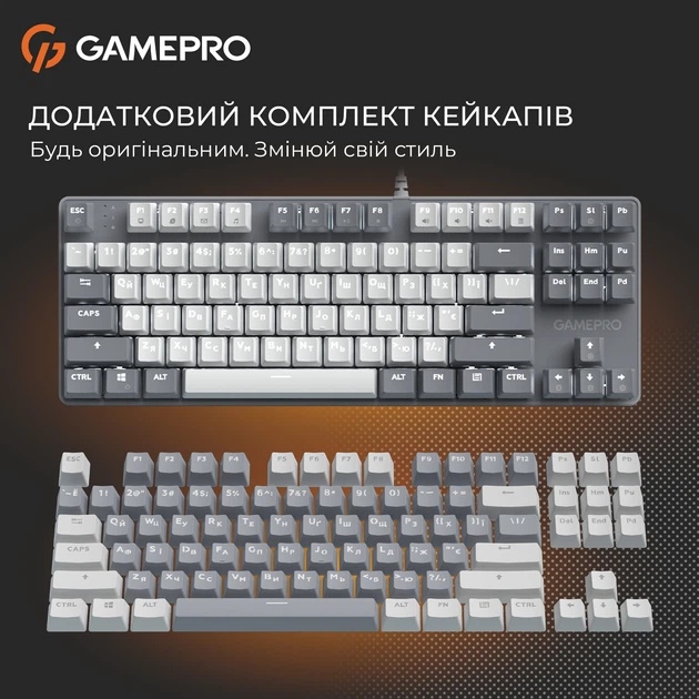 В интернет магазине Клдавиатура GAMEPRO Genesis Metallic MK110G Outemu Red Swithes Gray