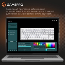 Клавиатура GAMEPRO Genesis Joker MK124W Outemu Red Swithes White