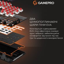 Клавиатура GAMEPRO Genesis Metallic MK144B Outemu Red Swithes Black