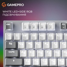 Клавиатура GAMEPRO Genesis Metallic MK144G Outemu Red Swithes Gray