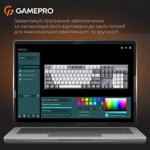 Клавиатура GAMEPRO Genesis Metallic MK144G Outemu Red Swithes Gray