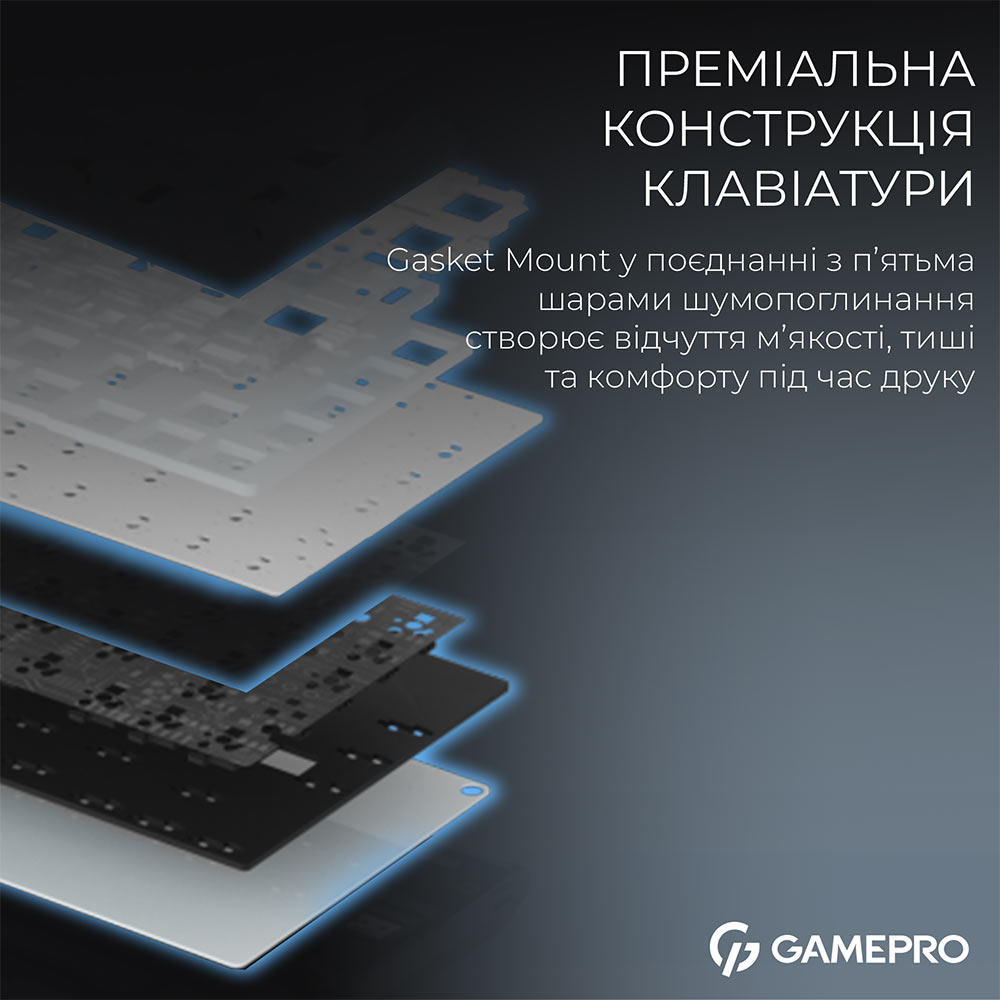 Покупка Клавиатура GAMEPRO Asgard Valhalla MK160W Pro Rainy Switch Black/White (MK160B-D-Pro)