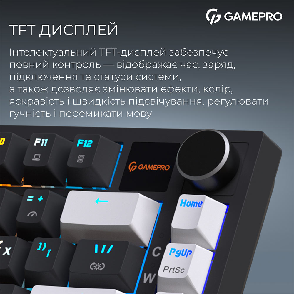 Заказать Клавиатура GAMEPRO Asgard Valhalla MK160W Pro Rainy Switch Black/White (MK160B-D-Pro)