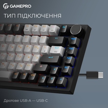Клавіатура GAMEPRO Asgard Valhalla MK160B MAX Black