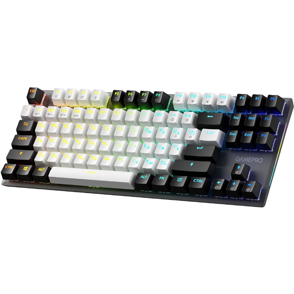 Клавиатура GAMEPRO Genesis Joker MK124G Pro Outemu Red Swithes Gray Комплектация  Клавиатура; Дополнительный набор кейкапов; Пуллер для кейкапов; Кабель USB - USB Type-C; Адаптер 2.4 ГГц; Руководство пользователя