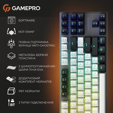 Клавиатура GAMEPRO Genesis Joker MK124G Pro Outemu Red Swithes Gray