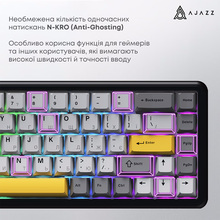 Клавиатура AJAZZ AK680 MAX Magnetic Switch RGB USB Black (AK680-M-BGY-AW)