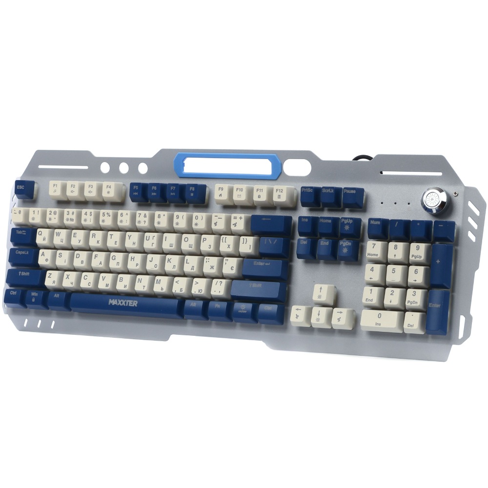 Клавіатура MAXXTER KBG-RGB-01-UA Конструкція мембранна