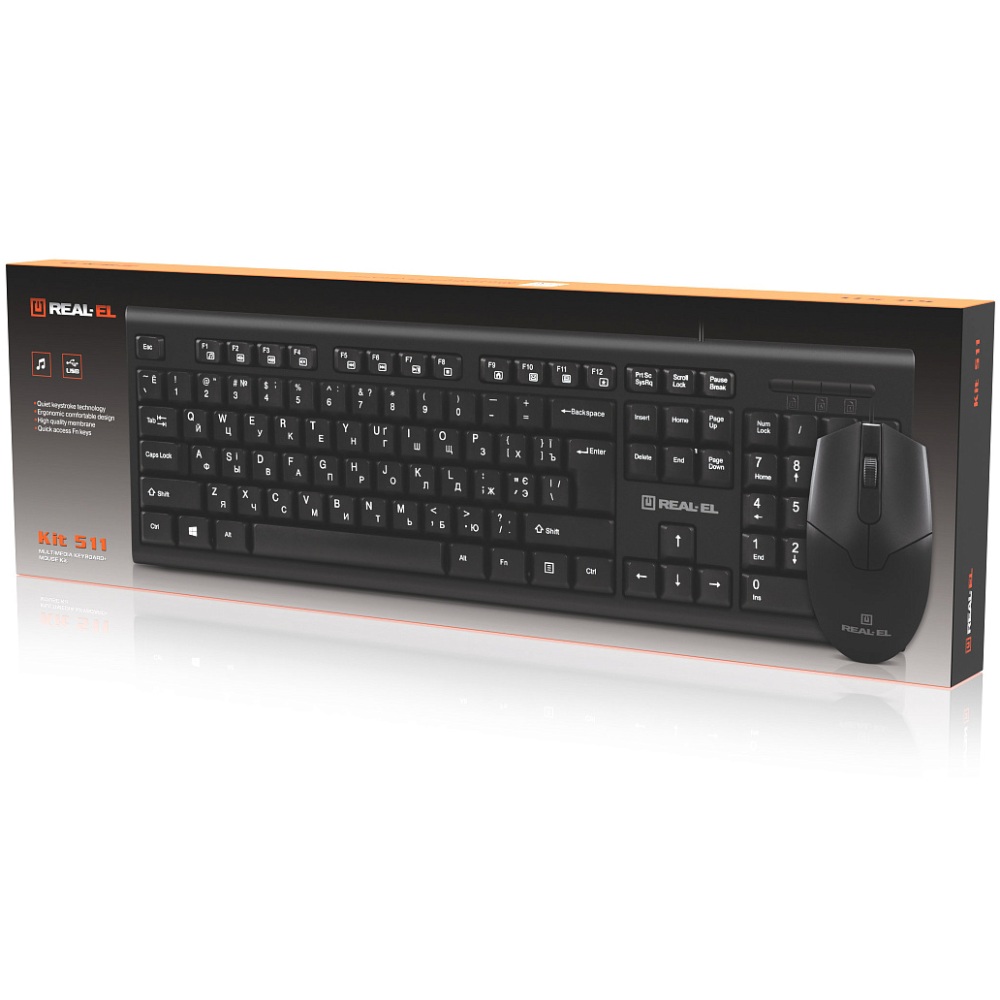 В интернет магазине Комплект REAL EL Kit 511 Black (EL123100052)