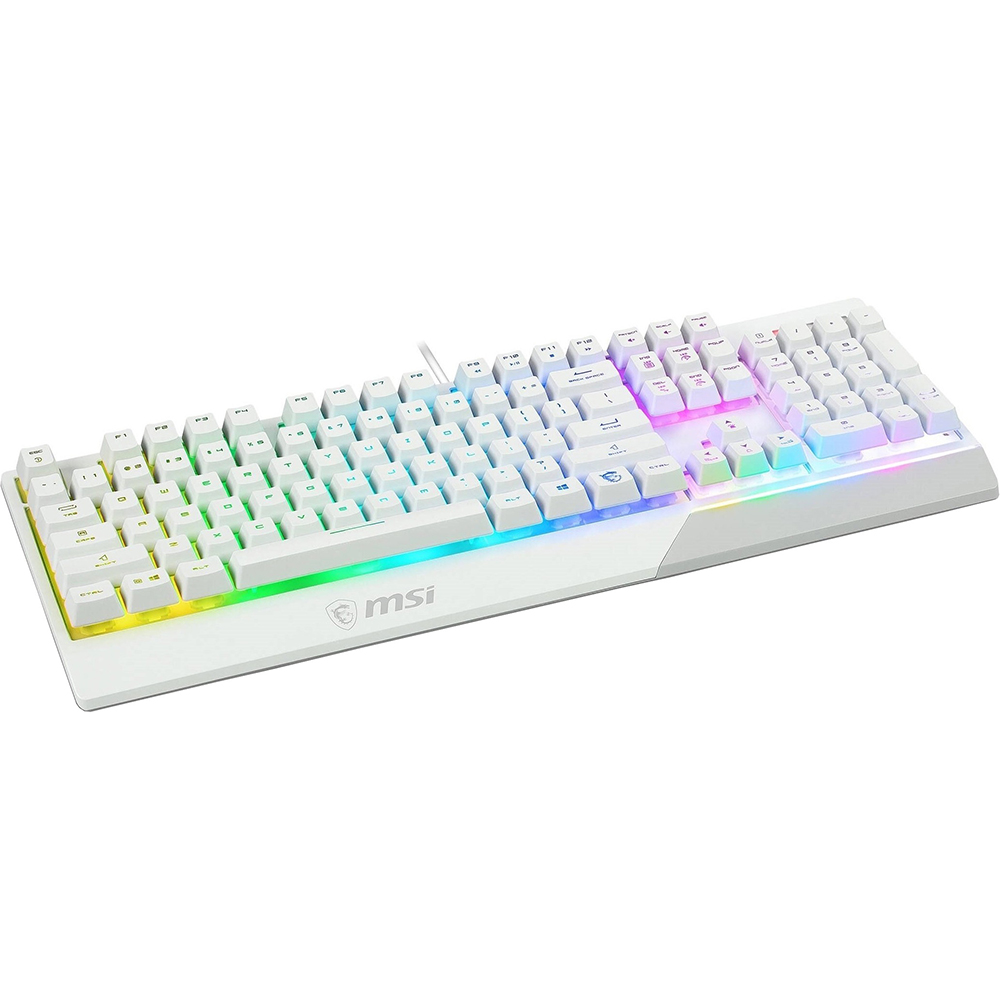 Клавіатура MSI Vigor GK30 White (S11-04UA301-CLA) Конструкція мембранна + механічна