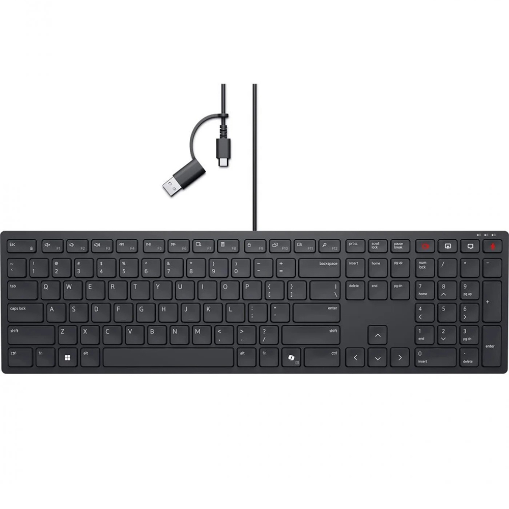 Клавиатура DELL KB525C Black (580-BBTG)