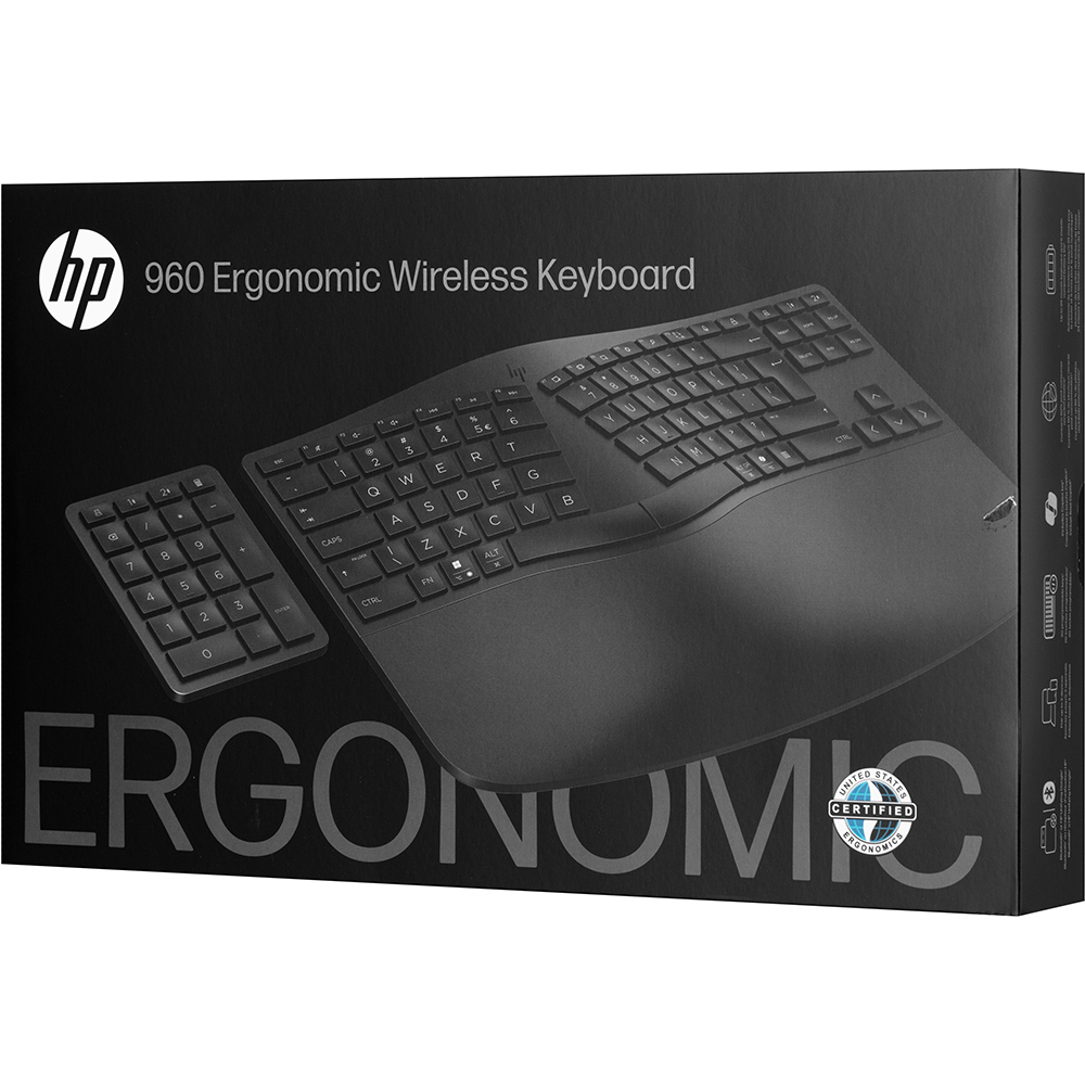 Фото 14 Клавіатура HP 960 Black (7E755AA)