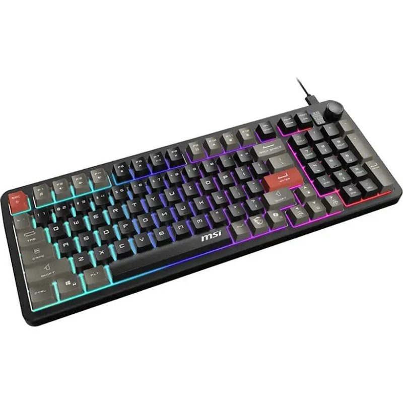 Клавиатура MSI Forge GK110 Black (S11-04UA226-HH9) Комплектация  клавиатура; кабель USB Type-C – USB Type-A; документация