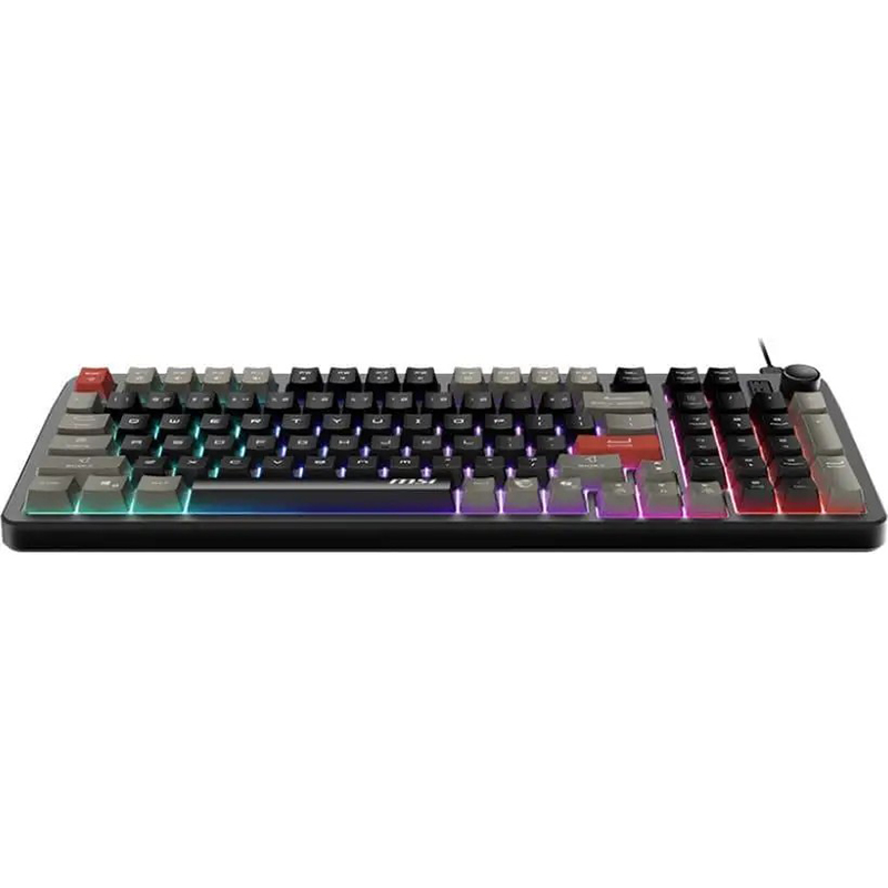 Клавиатура MSI Forge GK110 Black (S11-04UA226-HH9) Дополнительно RGB-подсветка; Anti-Ghosting