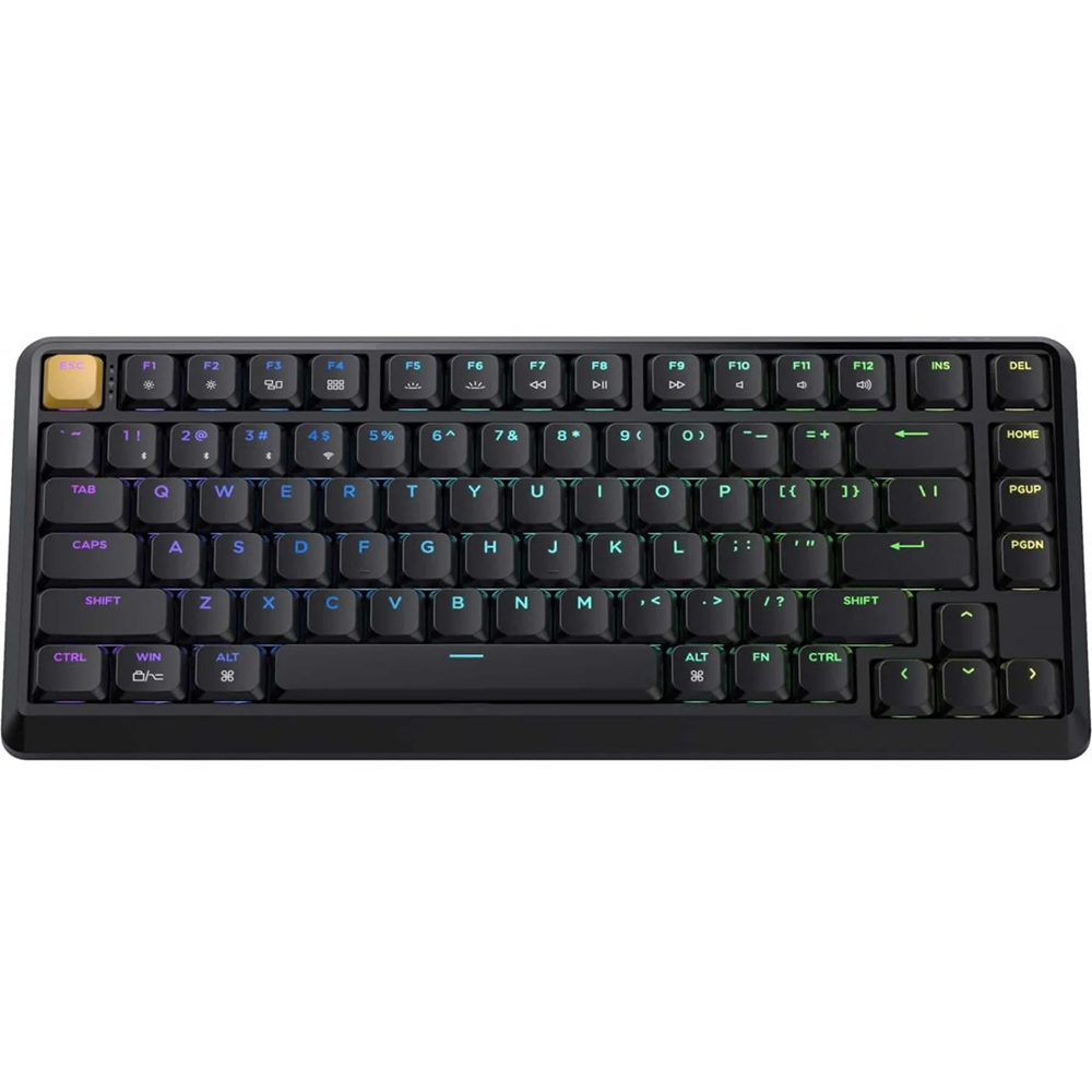 Клавиатура KEYCHRON J1 Black (J1-H4-UA) Дополнительно RGB-подсветка; аккумулятор 2000 мА·ч