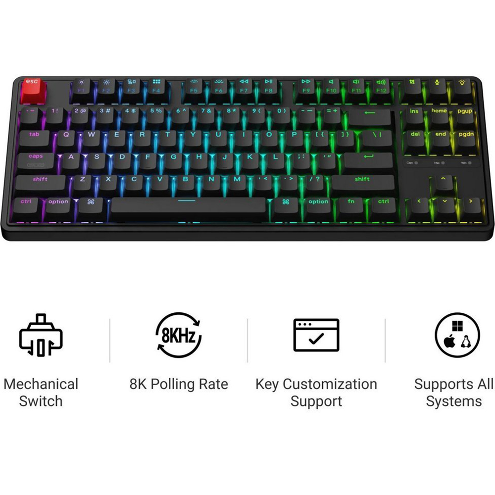 Фото Клавиатура KEYCHRON C3 Pro V2 Black (C3PX-H3-UA)