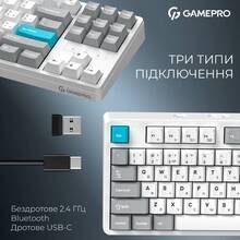 Клавиатура GAMEPRO Asgard Ragnar White (MK285WH)