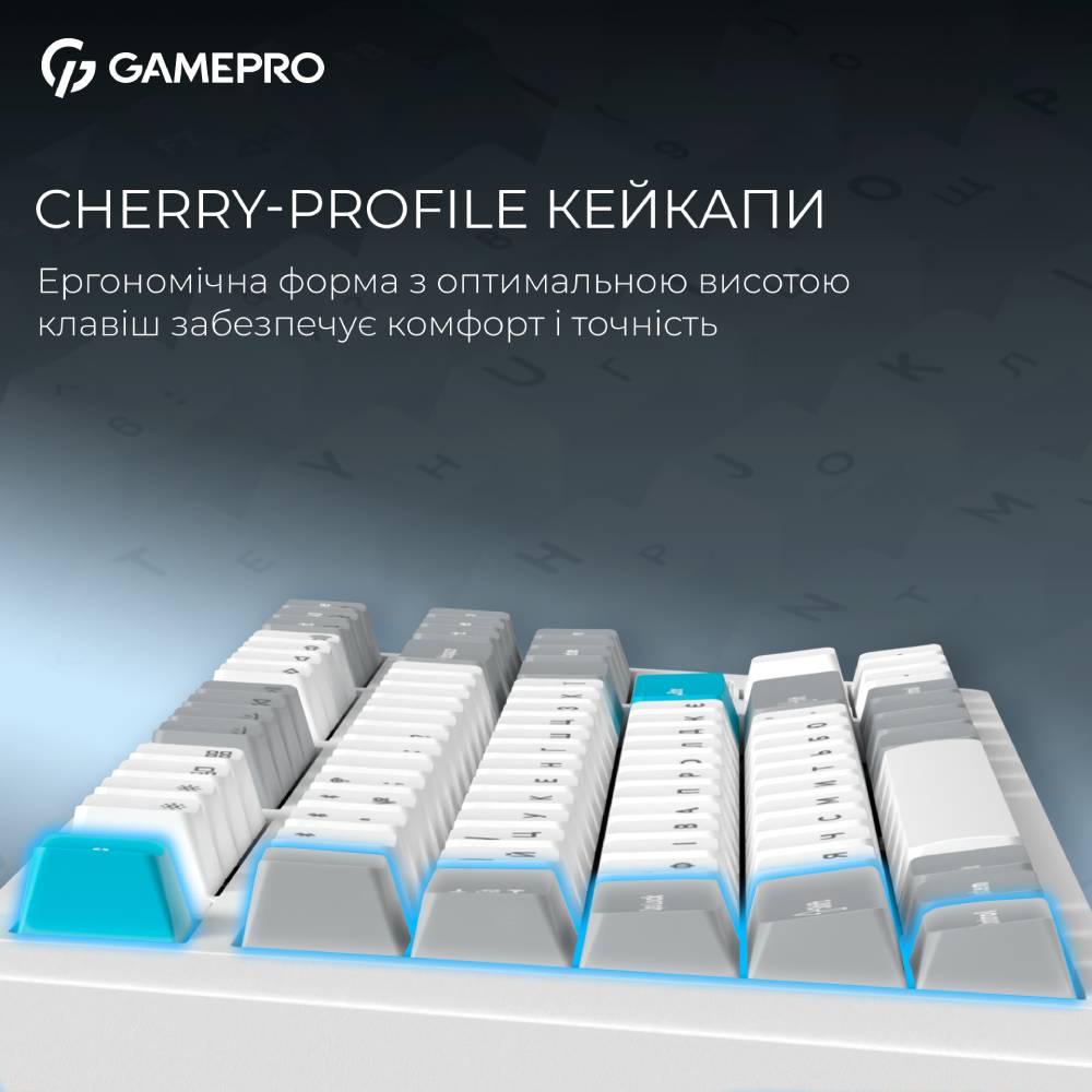 В Фокстрот Клавиатура GAMEPRO Asgard Ragnar White (MK285WH)