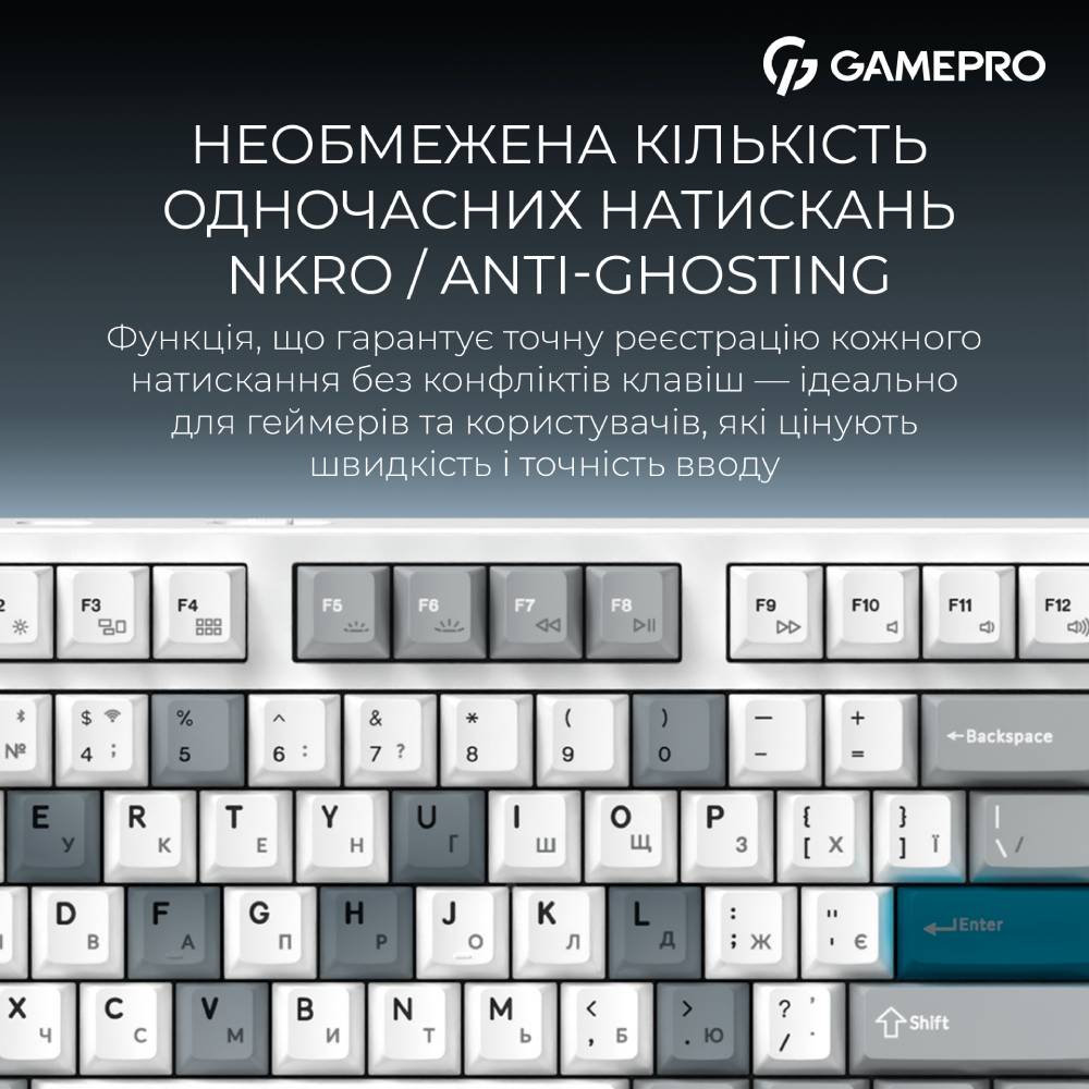 Фото 15 Клавиатура GAMEPRO Asgard Ragnar White (MK285WH)