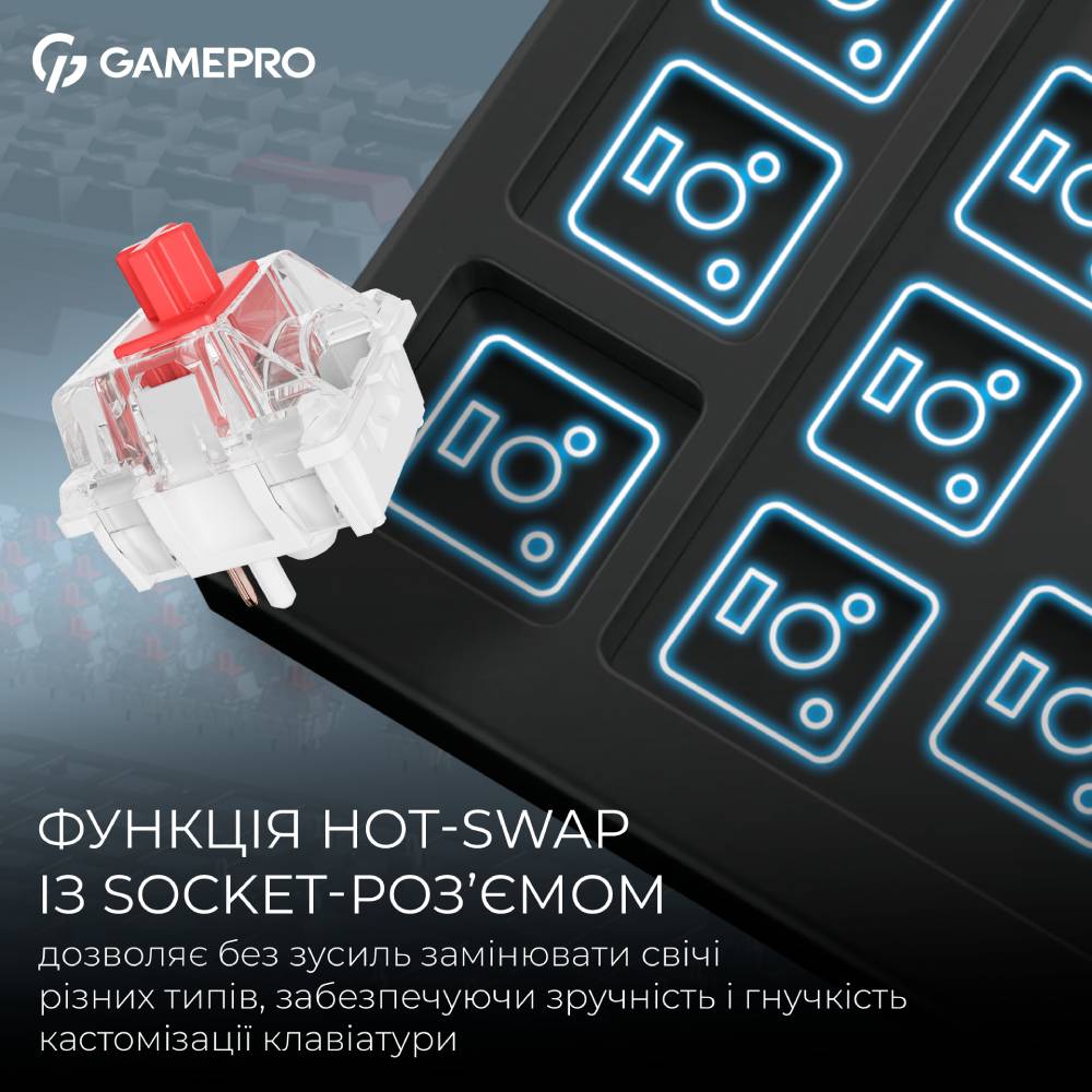 Покупка Клавиатура GAMEPRO Asgard Drakkar Black (MK305BK)