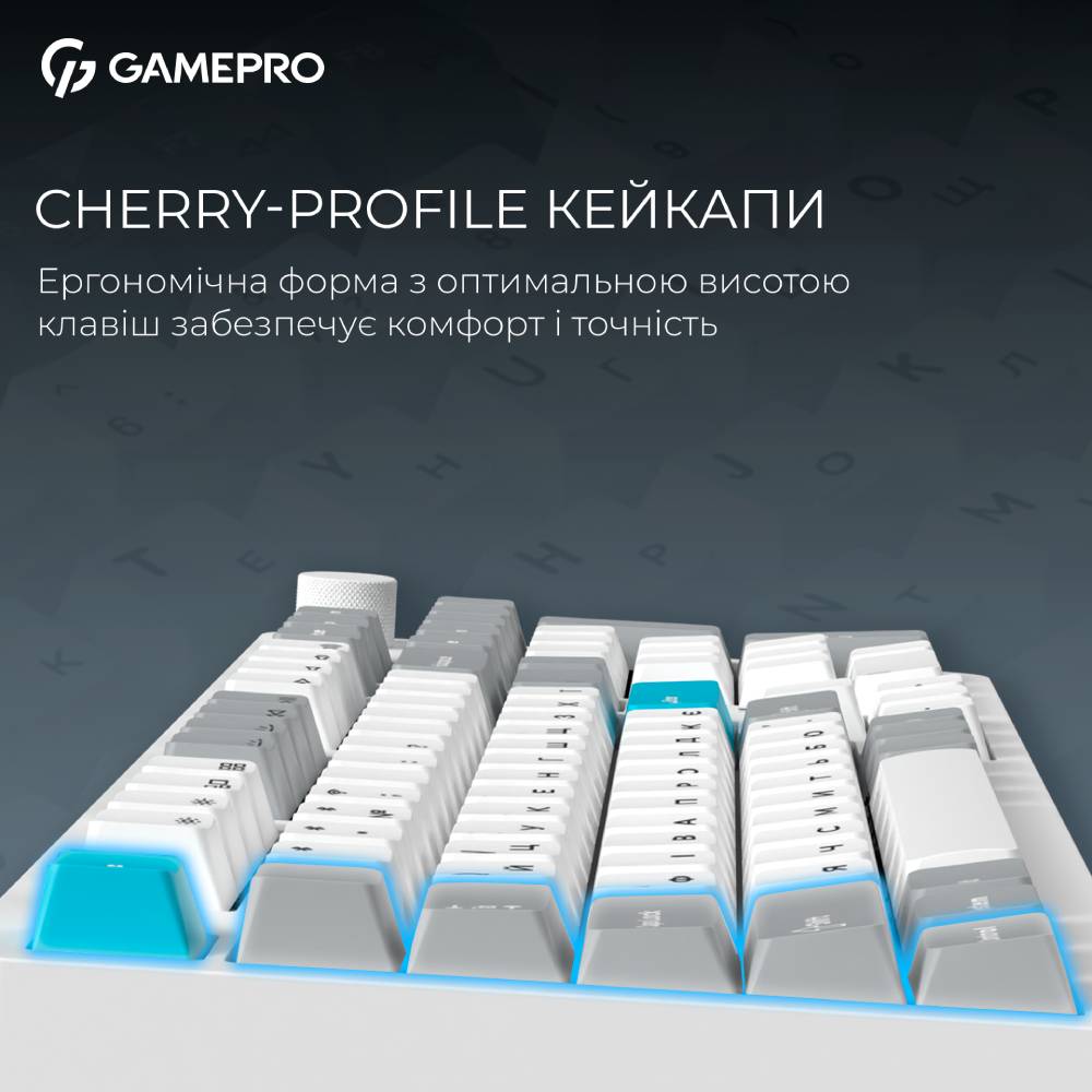 Обзор Клавиатура GAMEPRO Asgard Drakkar White (MK305WH)
