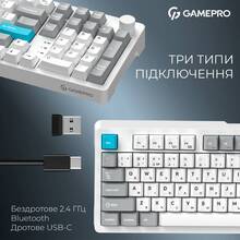 Клавиатура GAMEPRO Asgard Drakkar White (MK305WH)