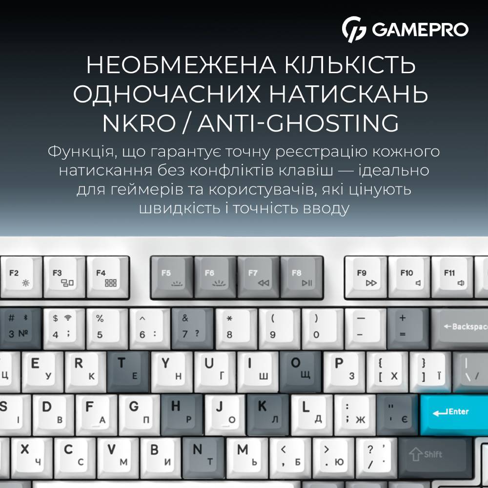 Фото 16 Клавиатура GAMEPRO Asgard Drakkar White (MK305WH)