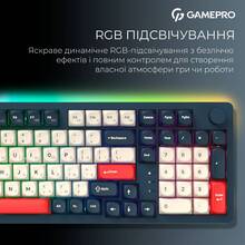 Клавиатура GAMEPRO Asgard Drakkar Blue (MK305BL)