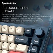 Клавиатура GamePro Asgard Yord Keychron Super Red Switch Wireless/Bluetooth/USB Blue (MK266BL)