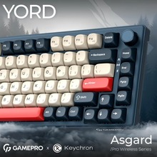 Клавиатура GamePro Asgard Yord Keychron Super Red Switch Wireless/Bluetooth/USB Blue (MK266BL)