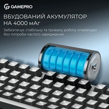 Клавиатура GamePro Asgard Ragnar Keychron Super Red Switch Wireless/Bluetooth/USB Black (MK285BK)