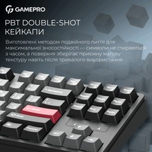 Клавиатура GamePro Asgard Ragnar Keychron Super Red Switch Wireless/Bluetooth/USB Black (MK285BK)