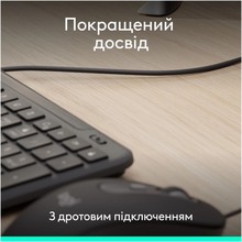 Комплект LOGITECH Signature Slim MK620 Wired Combo for Business Graphite (920-013349)