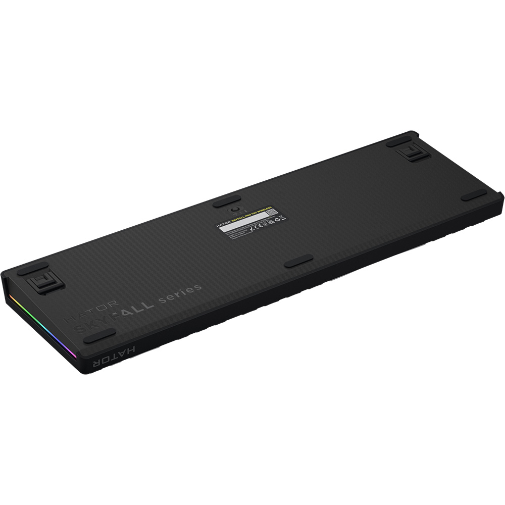 Зовнішній вигляд Клавіатура HATOR Skyfall 100 Pro Wireless Gray/Black (HTK4100UA)
