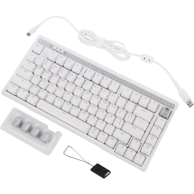 В интернет магазине Клавиатура BLOODY AT75 White